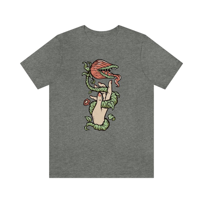 Plant Mom Shirt, Carnivorous Plant, Venus Fly Trap Shirt, Plant Lover Gift, Goblincore Shirt, Cottagecore Shirt, Carnivore Plant Tee, Plants image 5