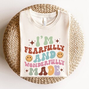 Fearfully And Wonderfully Made, Christian Shirt, Jesus Shirt, Scripture Shirt, Psalm 138:14, Faith Shirt, Christian Shirt For Women, Bible