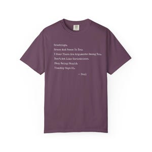 Funny Christian Shirt, Paul Letter Bible Verse Shirt, Sarcastic Religious Shirt, Apostle Paul Funny Tee, If Paul Were Here, Funny Bible Gift image 10