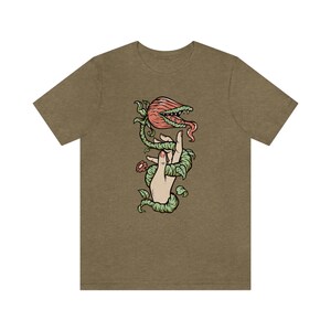 Plant Mom Shirt, Carnivorous Plant, Venus Fly Trap Shirt, Plant Lover Gift, Goblincore Shirt, Cottagecore Shirt, Carnivore Plant Tee, Plants image 9