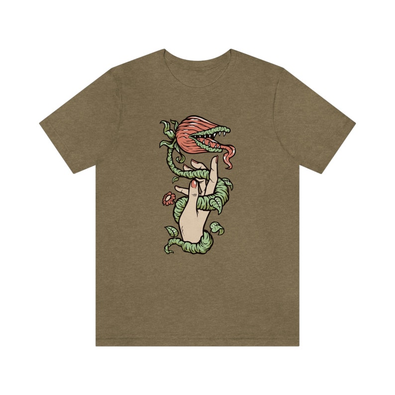 Plant Mom Shirt, Carnivorous Plant, Venus Fly Trap Shirt, Plant Lover Gift, Goblincore Shirt, Cottagecore Shirt, Carnivore Plant Tee, Plants image 9