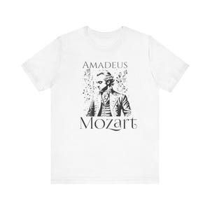 Mozart Shirt, Classical Music Gift, Music Lovers Shirt, Music Teacher Shirt, Musician Shirt, Mozart, Music Class Shirt, Symphony Lover Shirt image 3