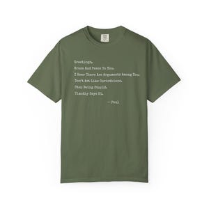 Funny Christian Shirt, Paul Letter Bible Verse Shirt, Sarcastic Religious Shirt, Apostle Paul Funny Tee, If Paul Were Here, Funny Bible Gift image 4