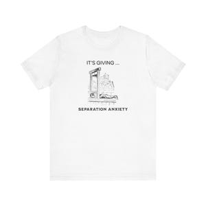 It's Giving Separation Anxiety Funny Dark Humor Shirt, Medieval Shirt, Adult Humor Unisex Shirt, Guillotine Medieval Renaissance Funny Shirt image 3