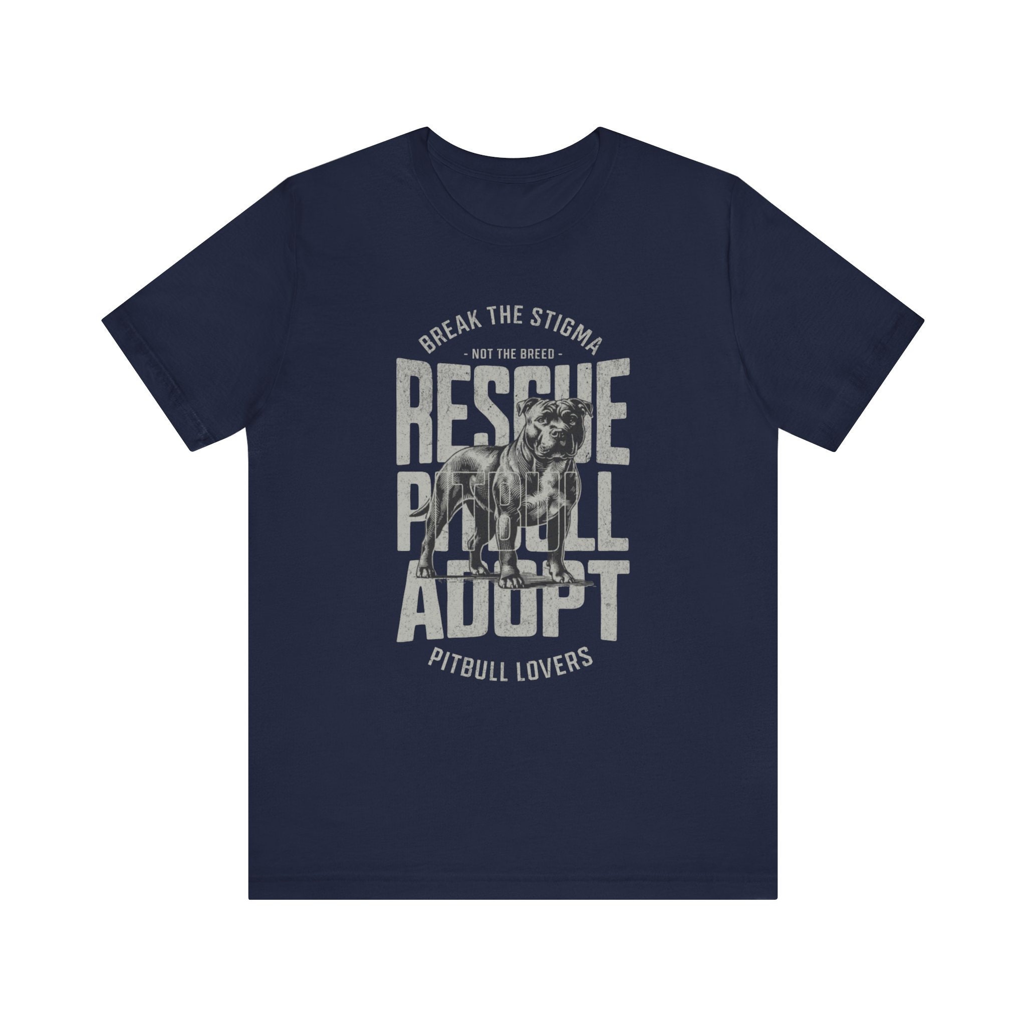 Rescue Pitbull Dog T-shirt, Pitbull Shirt, Rescue Dog Shirt