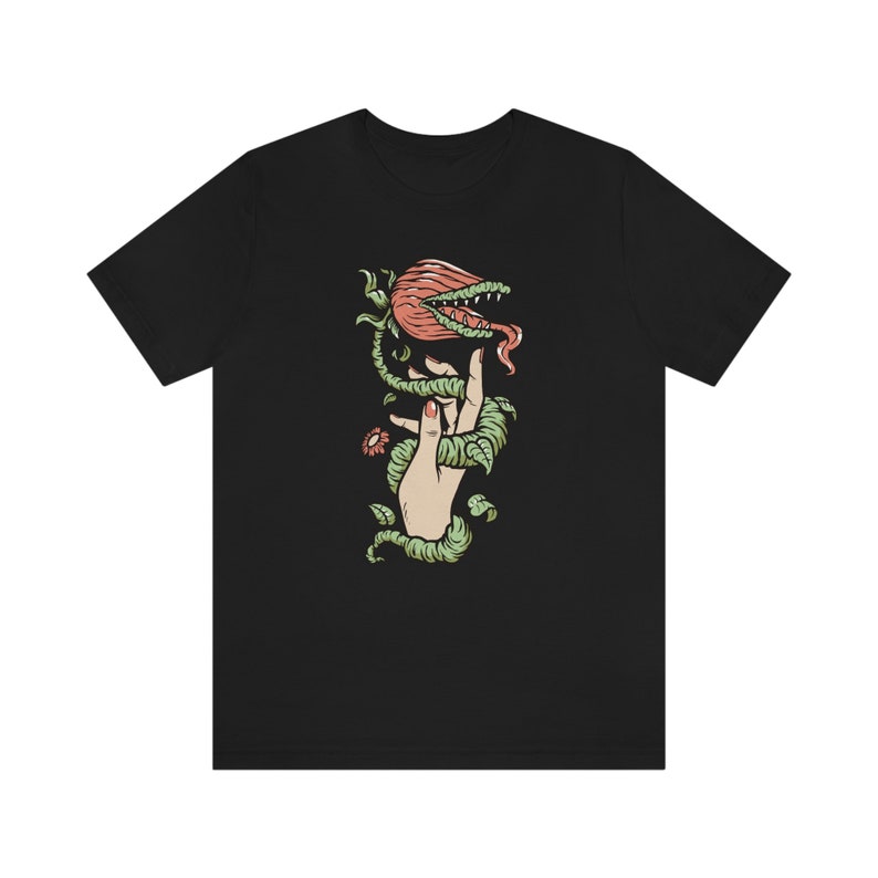 Plant Mom Shirt, Carnivorous Plant, Venus Fly Trap Shirt, Plant Lover Gift, Goblincore Shirt, Cottagecore Shirt, Carnivore Plant Tee, Plants image 6