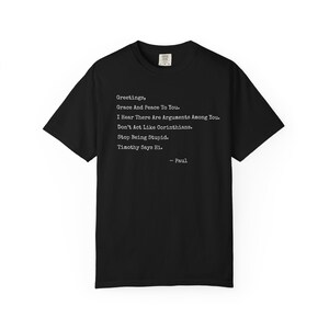 Funny Christian Shirt, Paul Letter Bible Verse Shirt, Sarcastic Religious Shirt, Apostle Paul Funny Tee, If Paul Were Here, Funny Bible Gift image 9