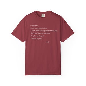 Funny Christian Shirt, Paul Letter Bible Verse Shirt, Sarcastic Religious Shirt, Apostle Paul Funny Tee, If Paul Were Here, Funny Bible Gift image 11