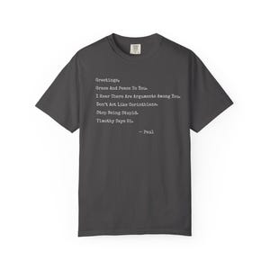 Funny Christian Shirt, Paul Letter Bible Verse Shirt, Sarcastic Religious Shirt, Apostle Paul Funny Tee, If Paul Were Here, Funny Bible Gift image 8