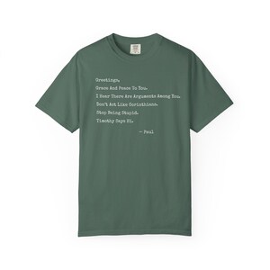 Funny Christian Shirt, Paul Letter Bible Verse Shirt, Sarcastic Religious Shirt, Apostle Paul Funny Tee, If Paul Were Here, Funny Bible Gift image 5