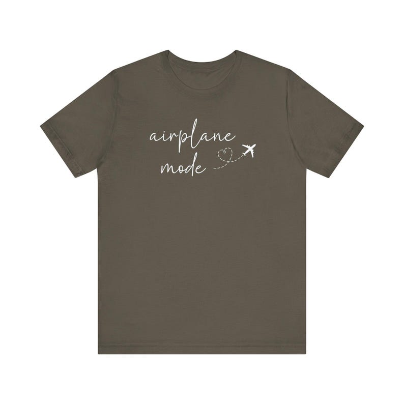 Airplane Mode T-Shirt, Traveler Shirt, Travel Lover Shirt, Airplane Shirt, Vacay Mode Tee, Girls Weekend Shirt, Adbenture Shirt, Wanderlust image 5