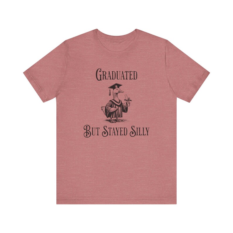 Graduiert aber geblieben Albern Shirt, Dumme Gans Shirt, lustiges grad Shirt, College High School Graduate Geschenk, lustiges Gans Shirt, Abschlussgeschenk Bild 5