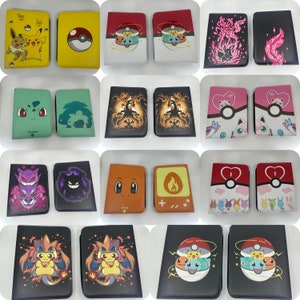 Transparent Card Sleeves Playing Game Album Pokémon Map Collectors Alone  protection Holder Folder Loaded List toys