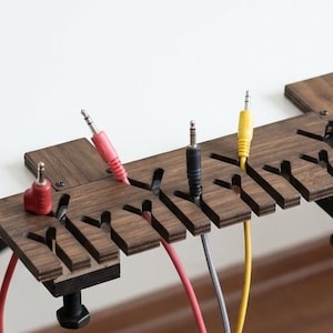 Soporte para cables de escritorio, soporte para cables Eurorack