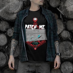 Patch Me T-shirt/ synthesizer tshirt/ music tshirt/ eurorack synthesier/ modular synthesizer