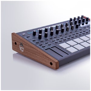 Ersatzbacken aus Walnussholz für Dave Smith Instruments Tempest Drummachine DSI