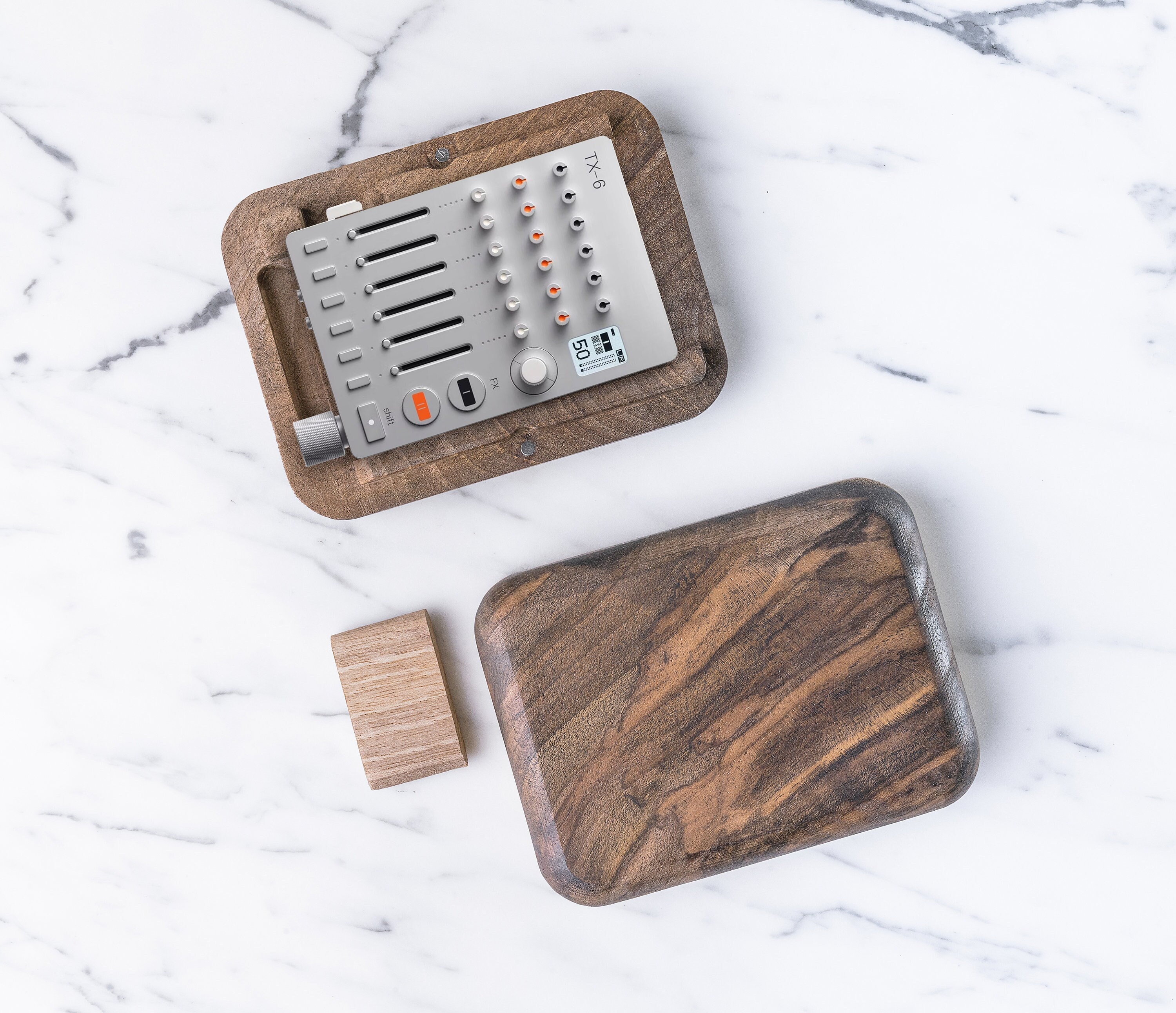 Limited Edition Teenage Engineering TX-6 Wooden Case+ Stand Limited Edition Teenage Engineering TX-6 Wooden Case+ Stand