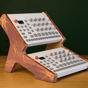 Elektron 2-tier Rack Stand For Model Samples and Model Cycles / Synthesizer wooden stand