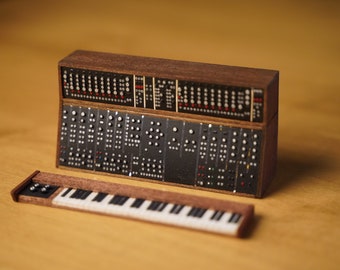 Miniature Moog System 35 / Miniature Synthesizer/ Miniature Music Instruments/ Moog Synthesizer