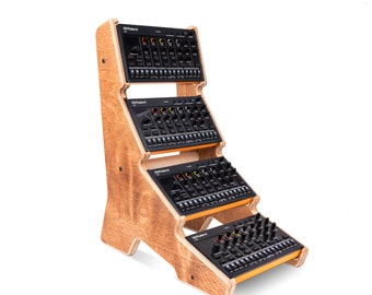 Roland Aira Compact Wooden stand/ 4-tier stand for Aira Compact T-8 , J-6 , E-4, S-1 / synthesizer stand