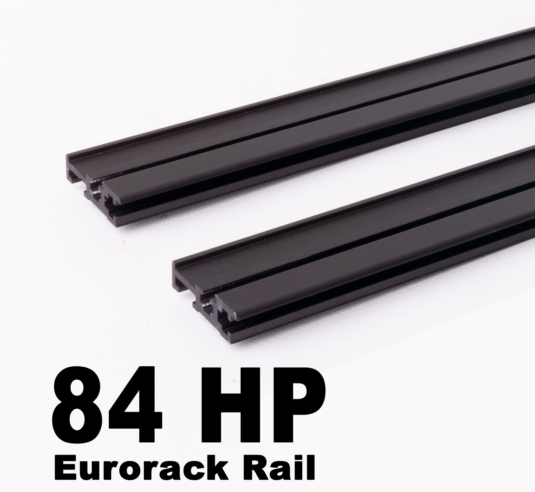 モジュラーシンセ用 木製ユーロラックケース 電源、バスボード付 84hp