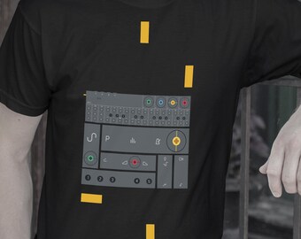 Camiseta OPZ de Synth Toys, ingeniería adolescente, OP1, camiseta de sintetizador