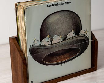 Vinyl record storage, Vinyl Records shelf, Vinyl record wall mount, Desk vinyl record storage, Wall Record Storage, LP Record Stand