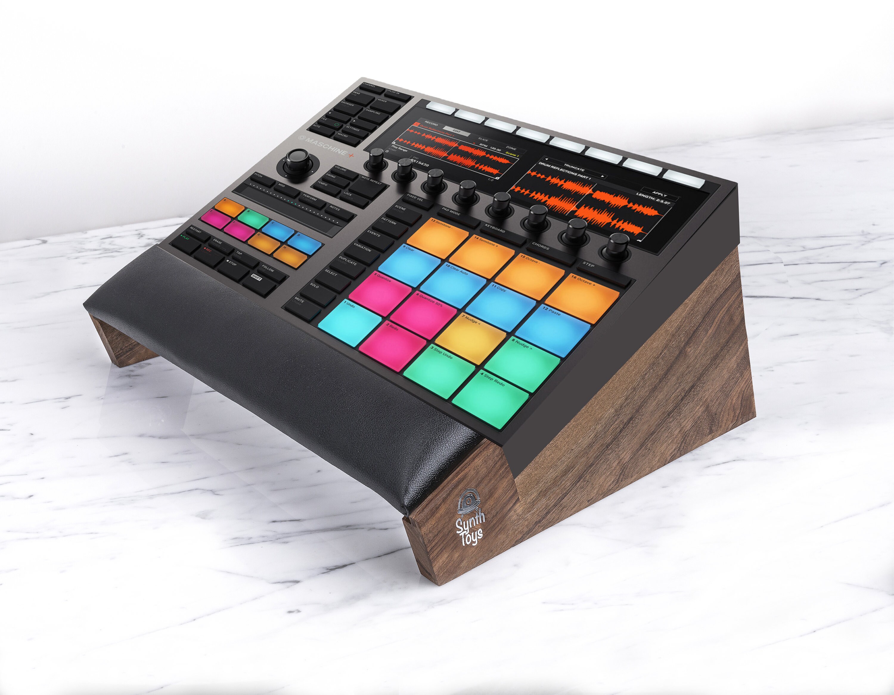 Native Instruments Maschine MK3 Wood Stand Rack Oak LO