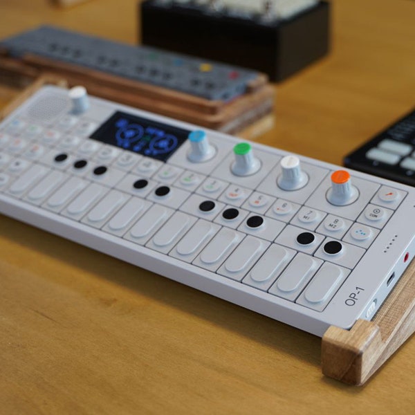 OP-1 Stand / Solid Walnut Wooden stand/  Teenage Engineering /OP-1 / Synthesizer Stand