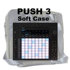 Ableton Push 3 Soft Case With two separate parts for laptop and device, Ableton push, Ableton 3 Case, Push 3 Case, Ableton Push 3 Soft Case