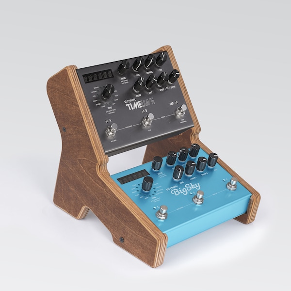 Strymon 2-Tier Stand For Bigsky, Timeline And Mobius / Strymon Stand / Synthesizer Stand / Desktop Pedalboard