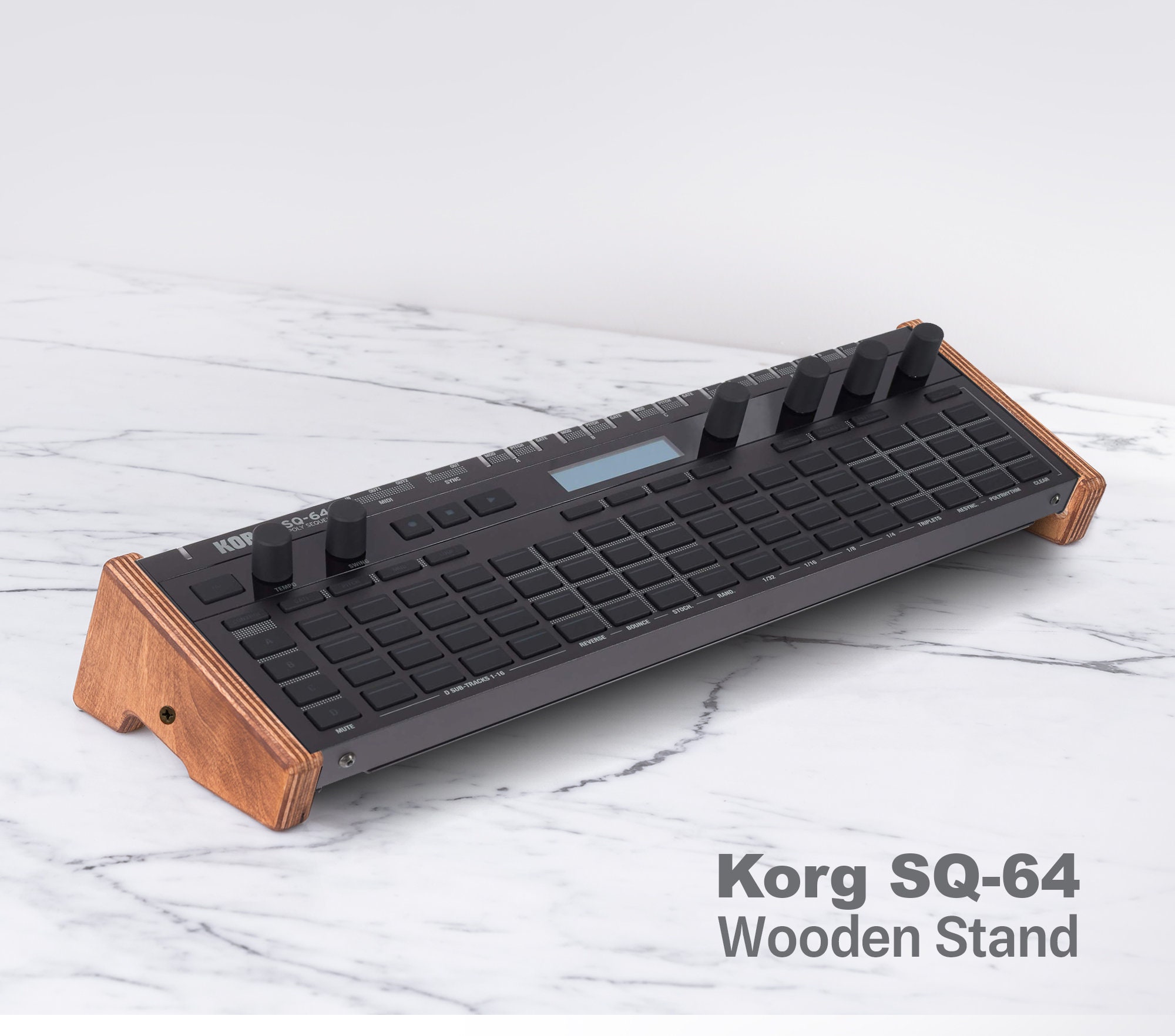 Korg SQ-64 Wooden Stand / SQ-64 Sequencer Stand / Synthesizer - Etsy