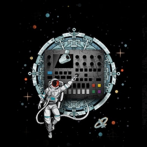 Digitakt Artwork Digital Download File / PNG File/ synthesizer artwork/ Digital Download/ synthesizer art