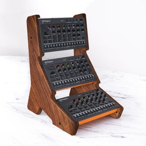 Roland Aira Compact Wooden stand/ 3-tier stand for Aira Compact T-8 , J-6 , E-4 / synthesizer stand