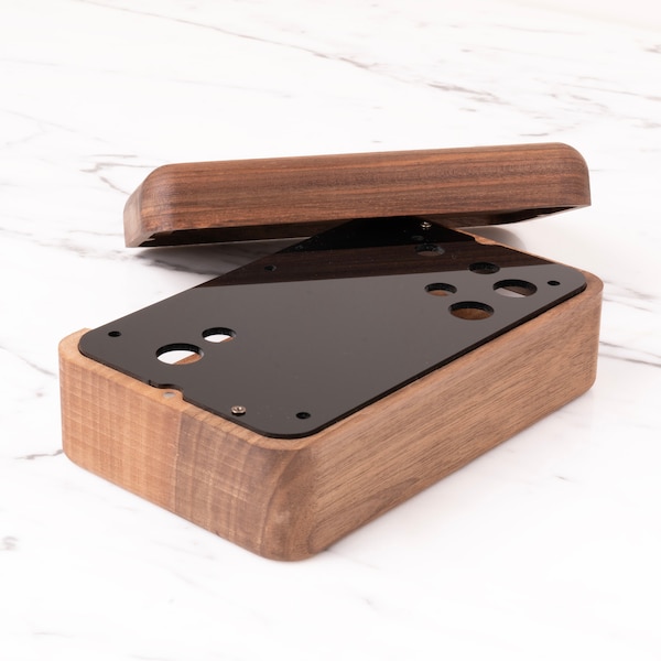 Monome Fates Shield Walnut Wooden Case With 2 Colors Acrylic Front Panel / monome Fates case