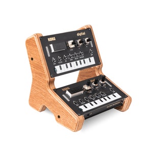 Korg 2-tier wooden stand for Korg NTS-1 & NTS-2 , Korg NTS-1 stand, Korg Stand, Korg Nts-2 Stand, Synthesizer Stand