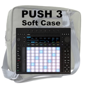 Ableton Push 3 Soft Case With a middle divider for laptop and device, Ableton push, Ableton 3 Case, Push 3 Case, Ableton Push 3 Soft Case