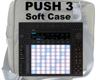 Ableton Push 3 Soft Case With a middle divider for laptop and device, Ableton push, Ableton 3 Case, Push 3 Case, Ableton Push 3 Soft Case