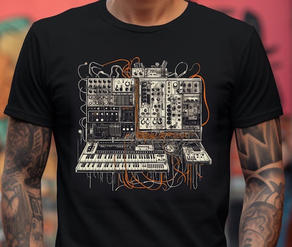 Maglietta Vintage Sintetizzatore Modulare Per DJ E Musicisti - Cotone Comfort - Foto 9