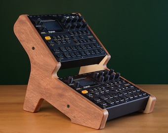 Elektron Wooden stand/ 2-tier stand for Elektron Digitakt / Syntakt/ Digitone /Analog Heat / synthesizer stand