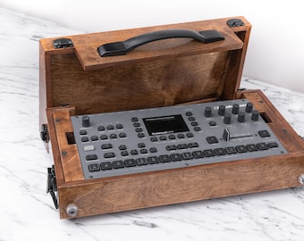 Elektron Wooden Case + Stand In One Product For Octatrack MKI and MKII / Analog Four MKI / Analog Rytm Mki / Monomachine/ Machine Drum