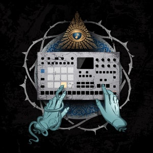 Elektron Analogrytm Artwork Digital Download File / PNG File/ synthesizer artwork/ Digital Download/ synthesizer art