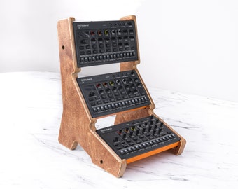 Roland Aira Compact Wooden stand/ 3-tier stand for Aira Compact T-8 , J-6 , E-4 / synthesizer stand