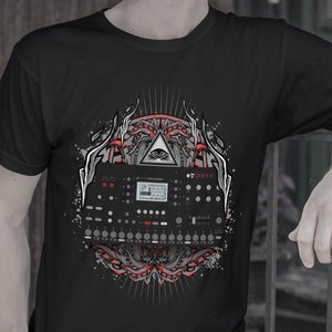 Synth Toys Octatrack Tshirt, synthesizer tshirt, Elektron Tshirt