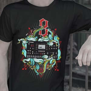 Synth Toys Octatrack Tshirt, synthesizer tshirt, Elektron Tshirt, music tshirt