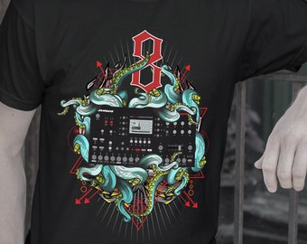Synth Toys Octatrack Tshirt, synthesizer tshirt, Elektron Tshirt, music tshirt