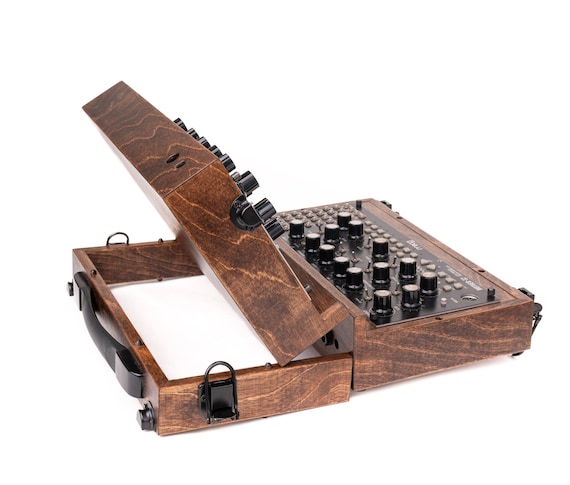 Wooden Case for 2 Moog Modular Synthsizer, Moog Mother 32