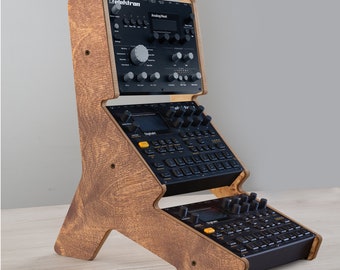 Elektron Wooden stand/ 3-tier stand for Elektron Digitakt / Syntakt/ Digitone /Analog Heat