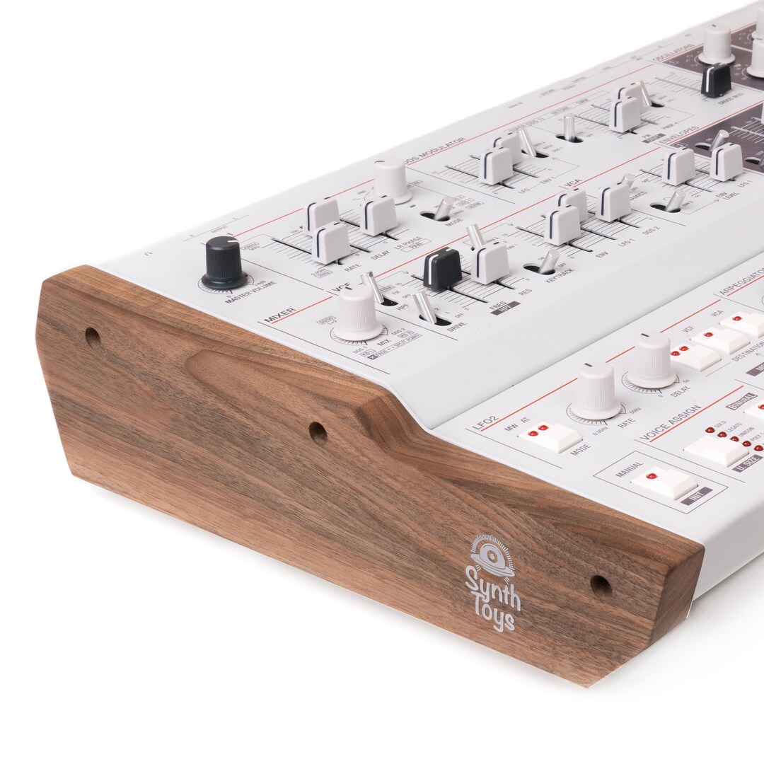 UDO Super 6 Desktop Walnut Wood Side Panel , Synthesizer Stand, Super 6