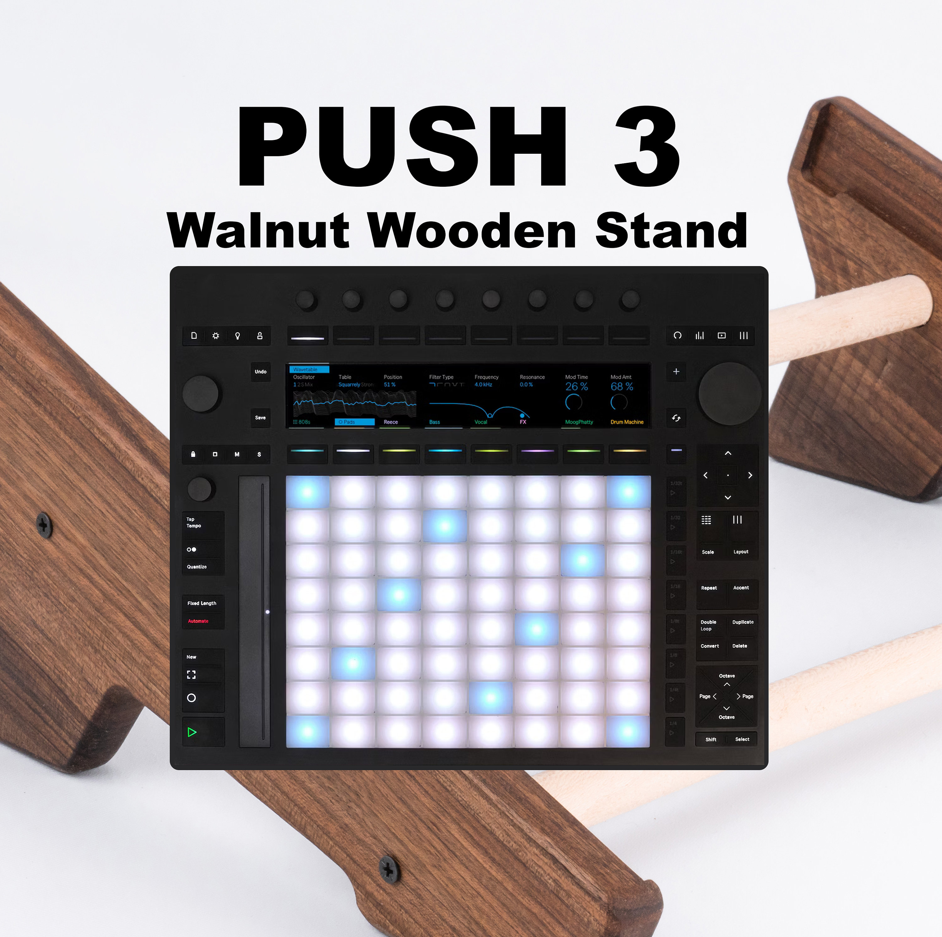 Ableton Push 2 Stand - Walnut – Madeset